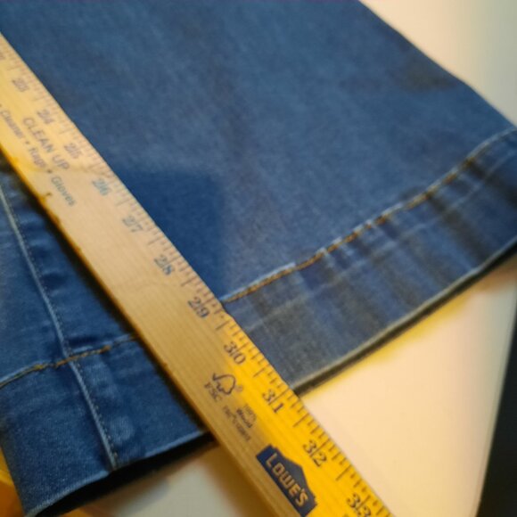 Lane Bryant Jeans Womens 28‎ Flare Mid Rise Bell Bottom Trouser Magic Waistband - Picture 9 of 11